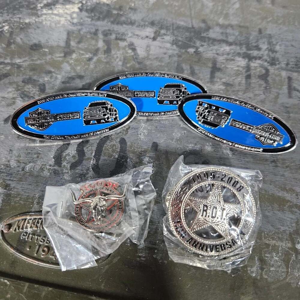 Harley-Davidson and Republic of Texas Biker Pin Collection